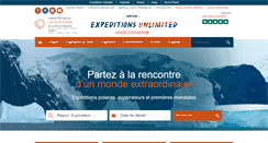 Desktop Screenshot of expeditions-unlimited.com